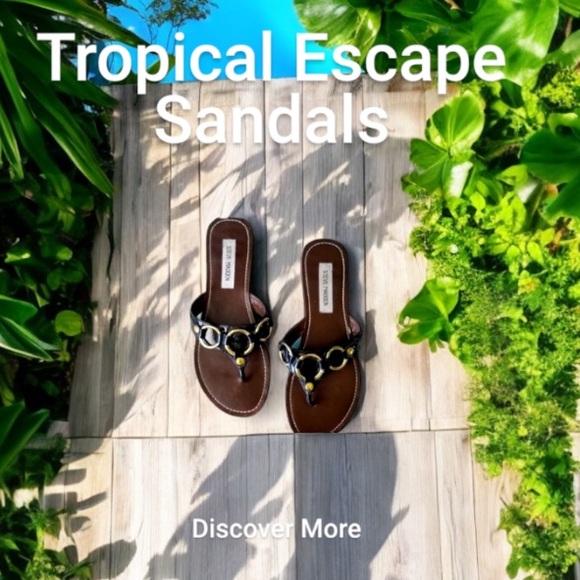 STEVE MADDEN Swindlee Sandal  Size 7.5 - Picture 4 of 16